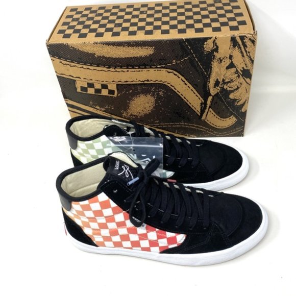 💖MEGA SALE💖VANS The Lizzie   Checkerboard Multi Men’s  Canvas  VN0A4BX1BML - Picture 9 of 11